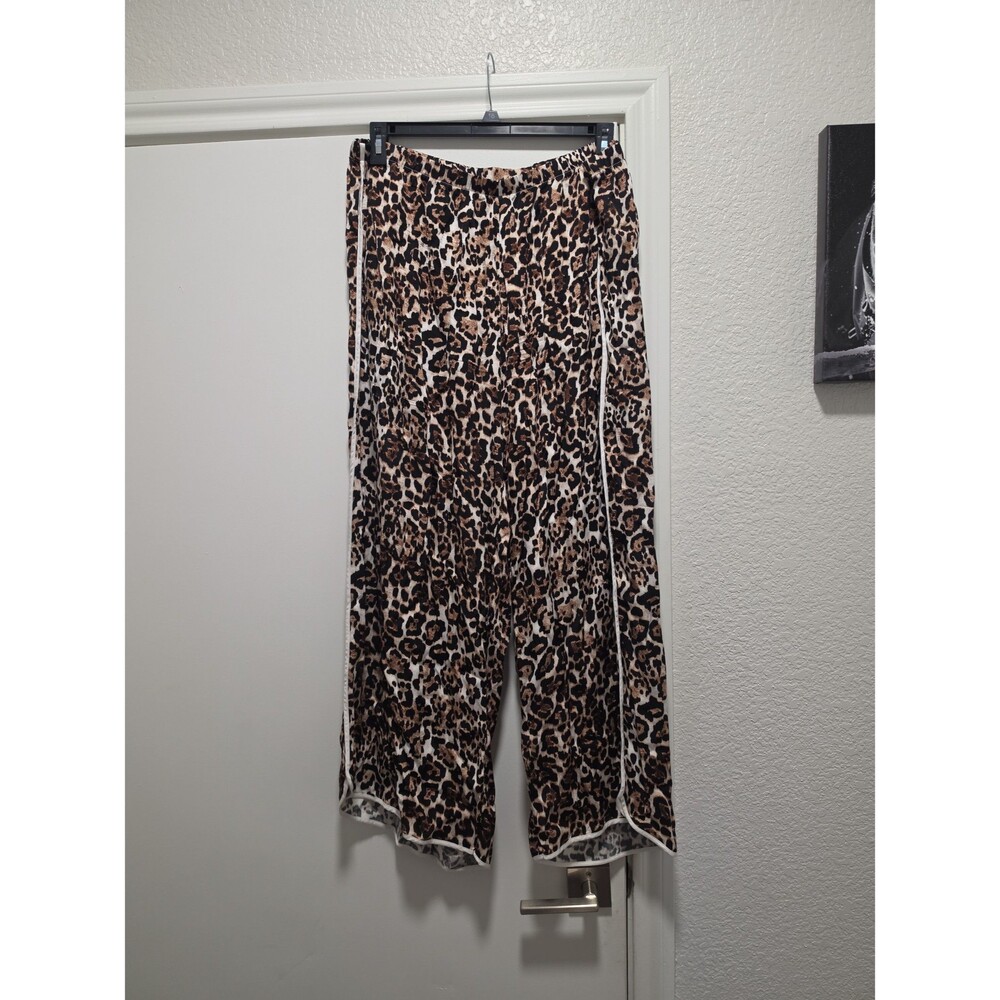 NWT Aerie Off-Duty Satin Piping Trouser PJ Sz XXL